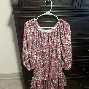 Impressions Pink Floral Dress